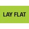 Tape Logic Labels, "Lay Flat", 3" x 5", Fluorescent Green, 500/Roll